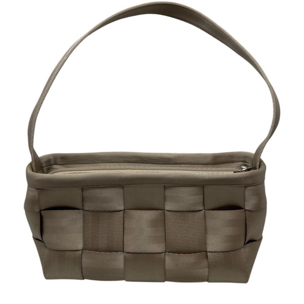 Harveys Seatbelt Bag Small Taupe Tan Shoulder Purse The Original USA